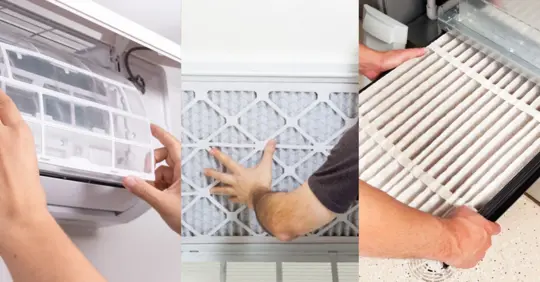 Different HVAC filters